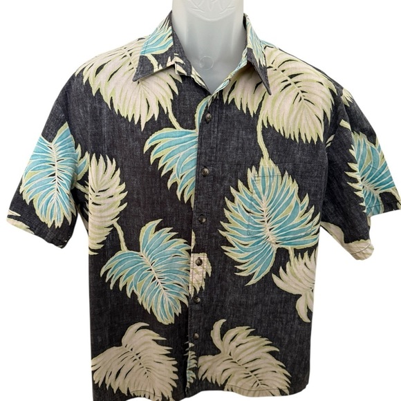 Tori Richard Other - TORI RICHARD Aloha Hawaiian Tropical Collared Shirt Men L Large